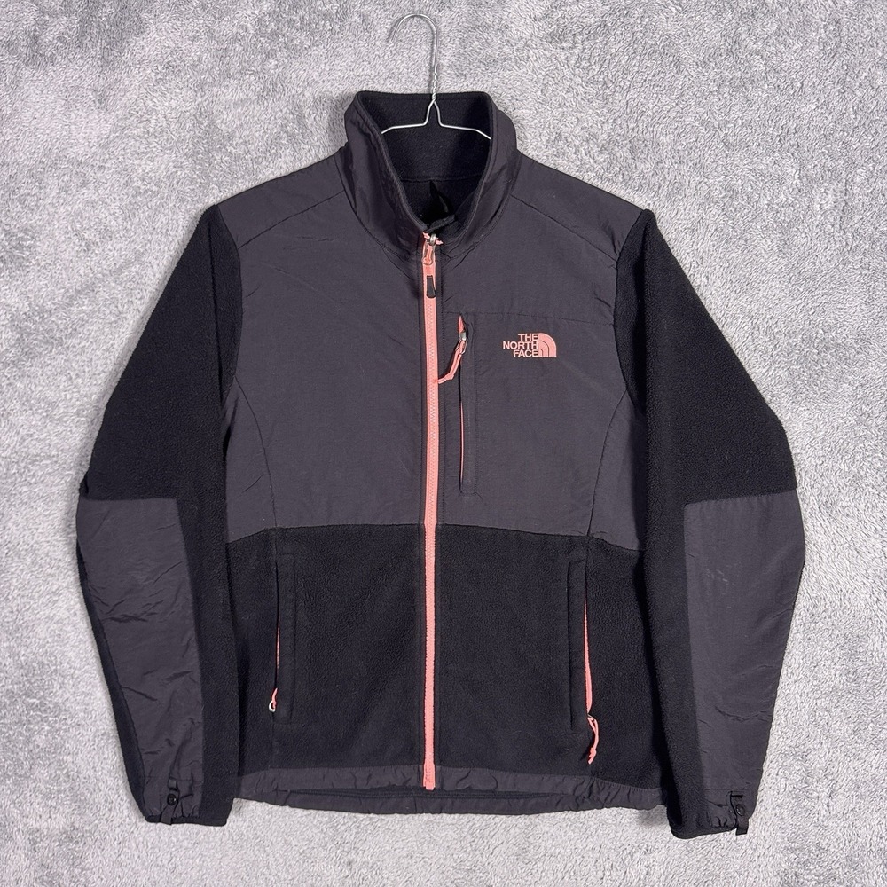 The North Face Denali Jacket Women M Polartec Fleece Pink Full Zip Tech Y2K